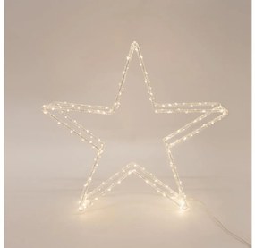 Stea LED decorativă de Crăciun pentru exterior 140xLED/2,1W/230V IP44 alb cald 60 cm