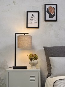 Veioza, Lampa de masa moderna Boston negru/ in inchis