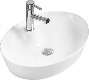 Mexen Aida chiuveta de blat de 55 x 40 cm, albă - 21205500