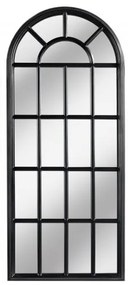 Oglinda design fereastra romantic Shabby Chic Castillo 140cm, negru