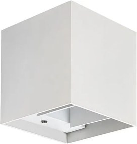 Aplica de perete iluminat exterior ambiental IP54 Solin alba
