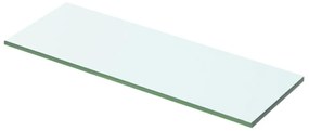 Rafturi, 2 buc., 50 x 12 cm, panouri sticla transparenta 2, 50 x 12 cm