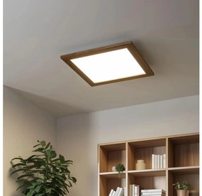 Eglo - Panou LED RGB SALOBRENA-C 24W 230V maro + telecomandă dimabilă