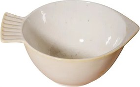 Bol alb din ceramica L20.5cm Varia