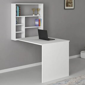 Birou Ravin Alb 63x90x154 cm