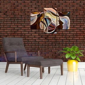 Tablou - Abstractizarea capetelor (90x60 cm)