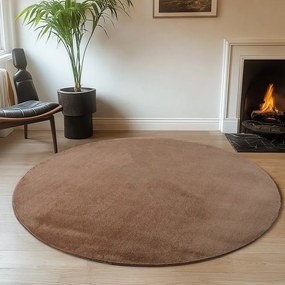 Covor maro rotund ø 120 cm Joy 1400 – Ayyildiz Carpets