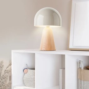 Lampă de masă Brilliant NALAM 1xE14/40W/230V bej/ash
