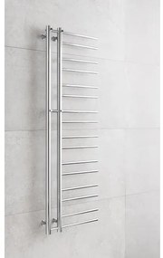 P.M.H. T2C - Radiator de baie tip scară THEIA, 352 W, 154 cm, cu racordare pe partea dreaptă, crom lucios