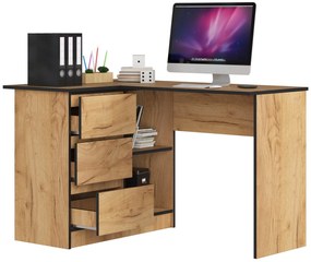 Masă PC de colț Bodhi  (Stejar craft) (S). 1069482
