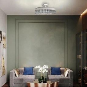 Lustră LED dimabilă aplicată LED/75W/230V 3000-6500K alb + telecomandă