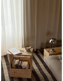 Noptieră în culoare naturală din lemn de pin Grab It – Karup Design