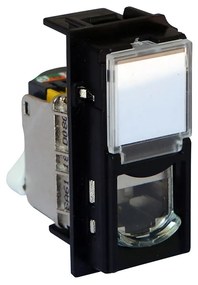 Priza RJ45 cat 6A, neagra, Bticino Living Now