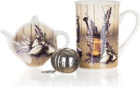 BANQUET Set de ceai Setul Lavender 3 piese, BANQUET