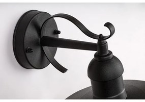 Brilagi - Aplica de exterior MOLDE 1xE27/60W/230V IP44 negru