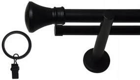 Galerie dubla PICIOR UNIVERSAL - PRINCE 19/19 - NEGRU (Alege marime: 120 cm)