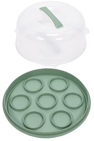 Cutie portabila pentru tort sau briose, Ø 25 x 14 cm