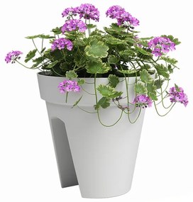 Ghiveci pentru balustradă din plastic reciclat ø 30 cm Capri – Artevasi