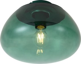 Plafonieră de design verde cu sticlă verde - Giselle