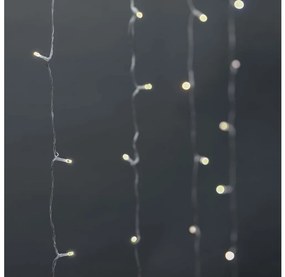 Perdea LED de Crăciun 200xLED/8 funcții 6m IP65 Wi-Fi Tuya cald Nedis WIFILXC01W200