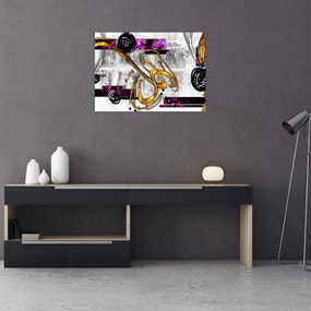 Tablou abstracției (70x50 cm)