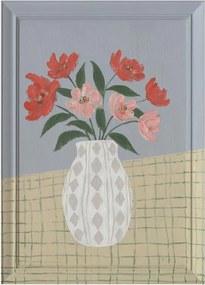 Tablou pictat manual cu ramă/pe pânză 50x70 cm Village – Bizzotto