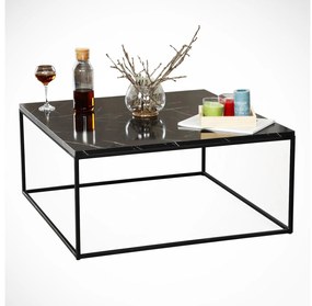 Măsuță de cafea Poline (Negru + Alb) . 1102477