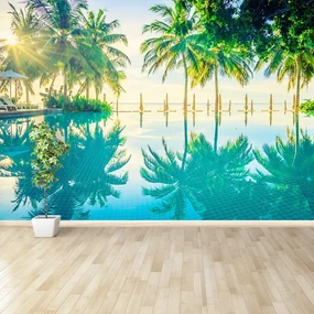 Fototapet Palms Pool