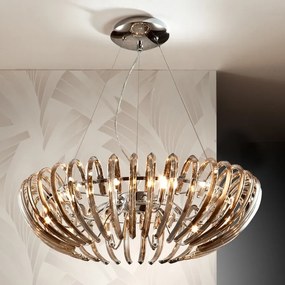 Lustra LED dimabila cu telecomanda 66cm ARIADNA champagne SV-876124D
