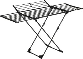 Uscător de haine KH 2043, 27 m, până la 20 kg, pliabil, oțel, negru