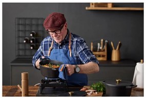 Oală cu capac din fontă 3,6 l adecvată pentru plita cu inducție – Holm