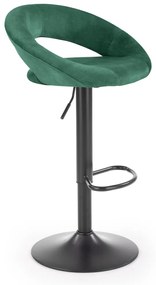 Scaun de bar H102 velvet verde