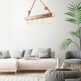 Lustră pe cablu EREBOS 5xE27/100W/230V