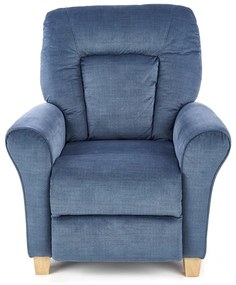 Fotoliu recliner Bard stofa bleumarin H102 cm