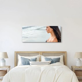 Tablou - Femeia la plajă (120x50 cm)