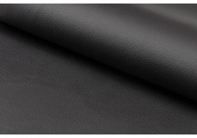 Scaun de birou negru din imitație de piele Owen – Actona