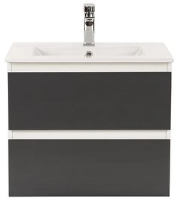 Dulap inferior Vario Forte 60 cu lavoar alb-antracit