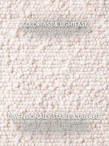 Covor fildeș țesut manual din material bouclé 120x170 cm Notting Hill Portobello – Ted Baker