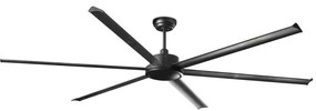 Ventilator de tavan FARO 34207 ROTTERDAM XXL negru d. 250 cm + telecomandă