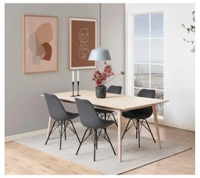 Scaun de dining negru/gri Eris – Actona