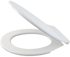 Scaun de toaleta Basic Antibacterial, alb 470x410 mm