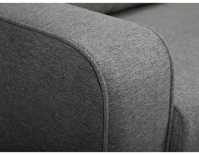 Canapea gri extensibilă 160 cm Come – Bobochic Paris