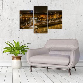 Tablou orașului nocturn (90x60 cm)