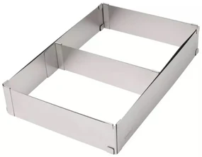 Forma de copt Kinghoff KH 1907, Reglabila 27,5-52,4 cm, Otel inoxidabil, Argintiu