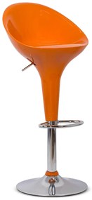 Scaun de bar Portocaliu ABS 105 - Energic, Reglabil, Stabil