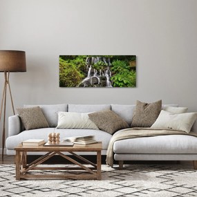 Tablou - Cascadă tropicală (120x50 cm)