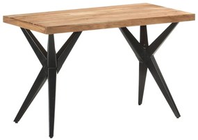 vidaXL Masă de bucătărie, 120x60x76 cm, lemn masiv de acacia