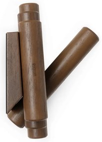 Cuier de perete maro închis din lemn de pin 61 cm Picket – Umbra