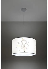 Lustră pe cablu pentru copii Sollux SL.1415 PRINCESS 1xE27/15W/230V d. 40 cm
