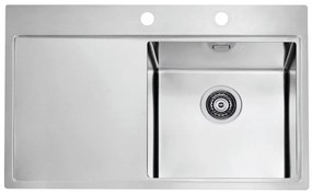 Chiuvetă de bucătărie ALVEUS 1103651 PURE 79x52,5 cm crom